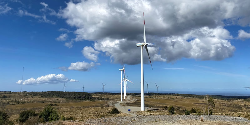 Primer parque eólico de Ñuble inicia obras y contempla 22 aerogeneradores